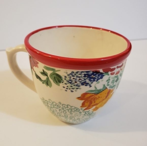 The Pioneer Woman Floral Mug Red White Multicolor - Picture 3 of 7